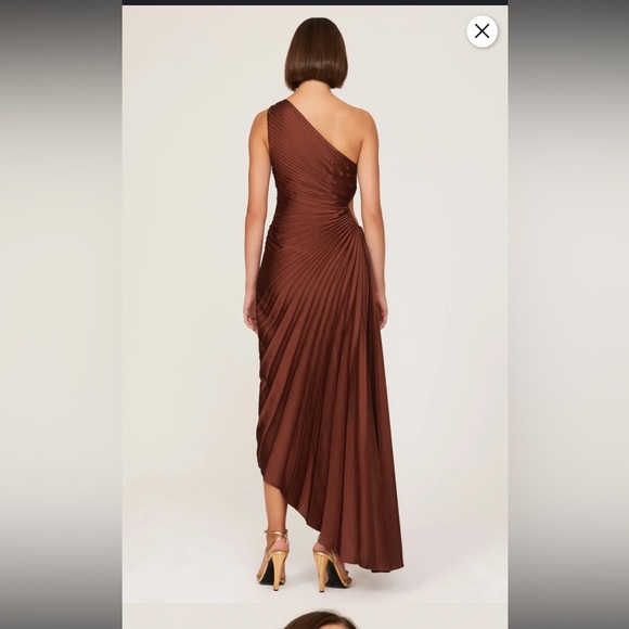 ALC Delfina Pleated  Maxi Dress - Picture 4 of 13